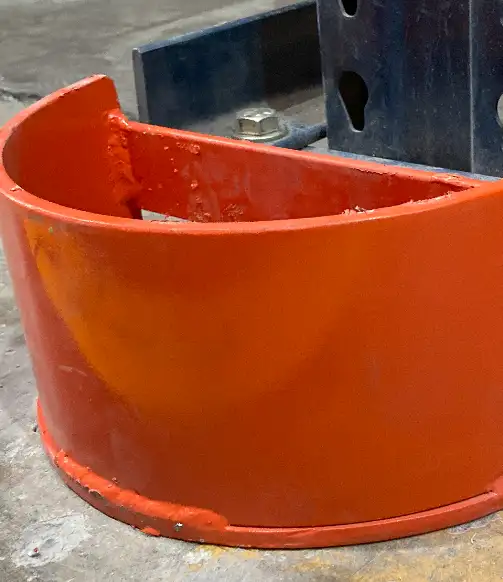 Protección para racks tipo bota